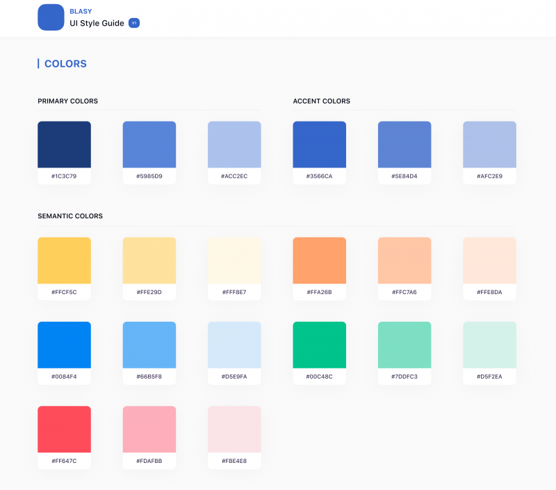 ARGE Baustahl design guideline color palette.