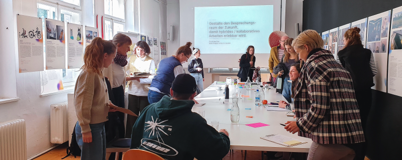 Kollaboration im Team bei einem Workshop