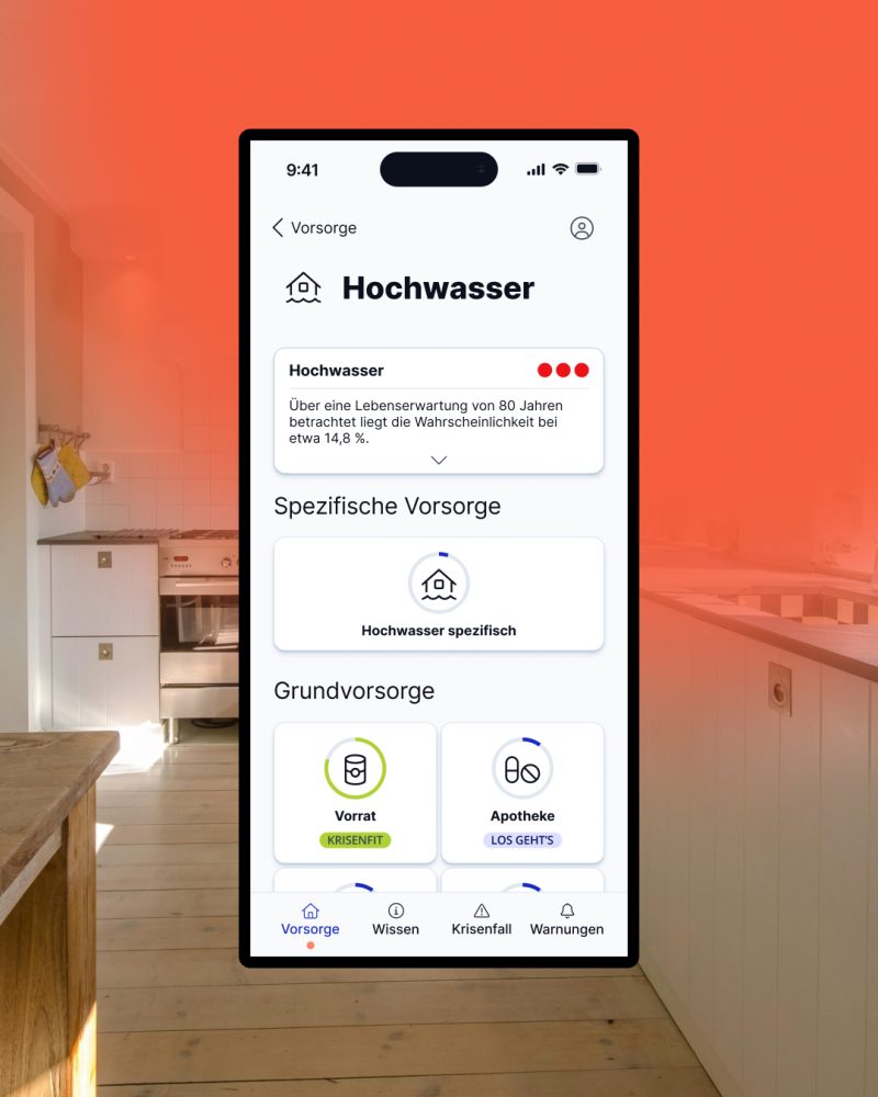 Screenshot der ZIVA App